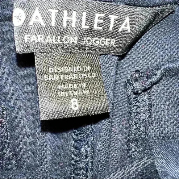 Athleta Farallon Jogger dark blue camouflage size 8 - Picture 4 of 7